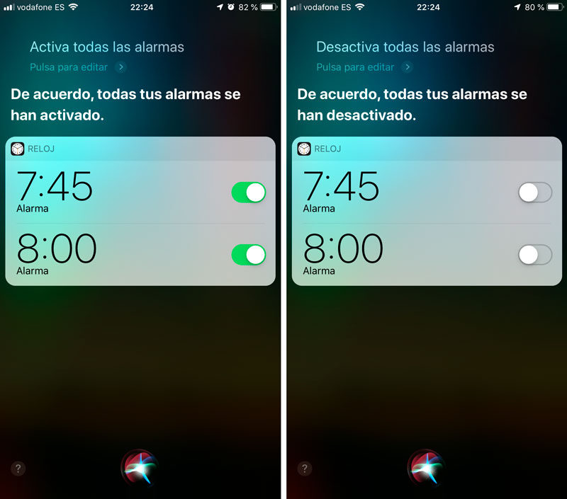 Aktivieren oder deaktivieren Sie alle Alarme mit Siri