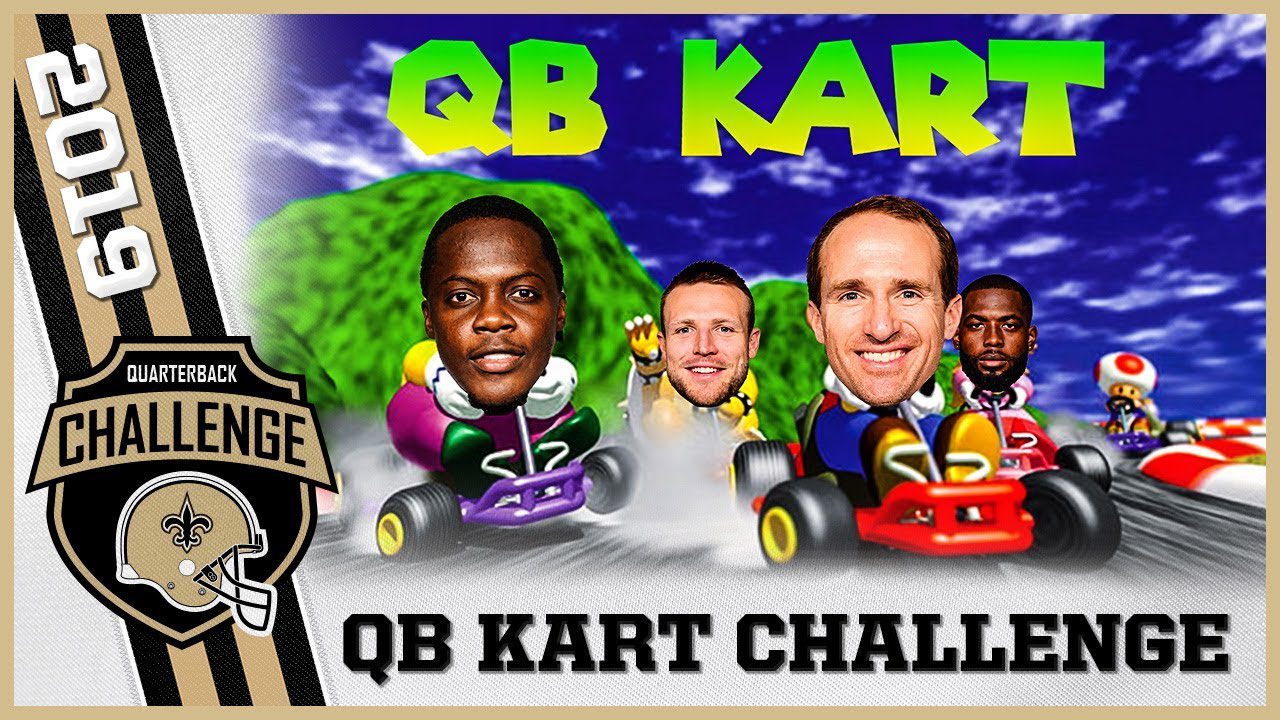 Die New Orleans Saints haben eine echte Mario Kart-Herausforderung zusammengestellt