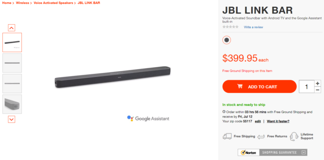 [Update: B&H Photo] Die JBL Link Bar ist ab sofort erhältlich 1