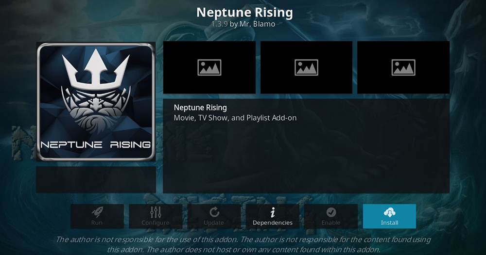 Neptune Rising Kodi-overzicht