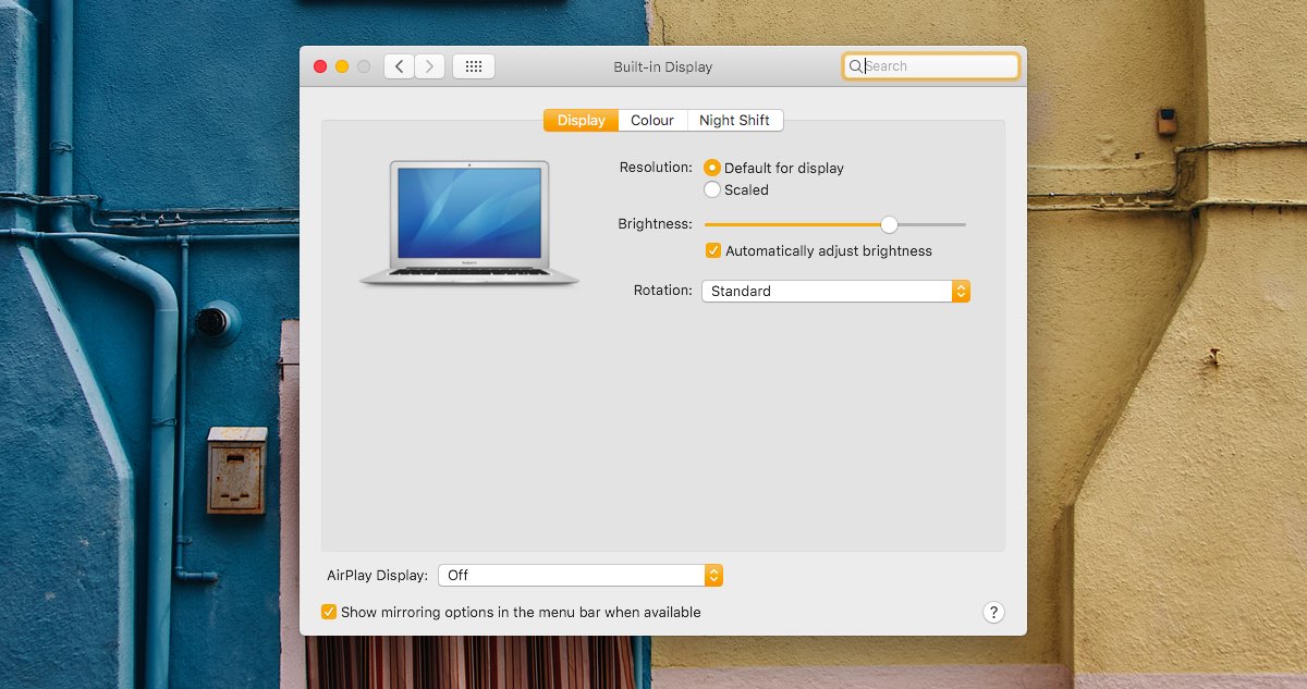 So drehen Sie das Display unter macOS 2