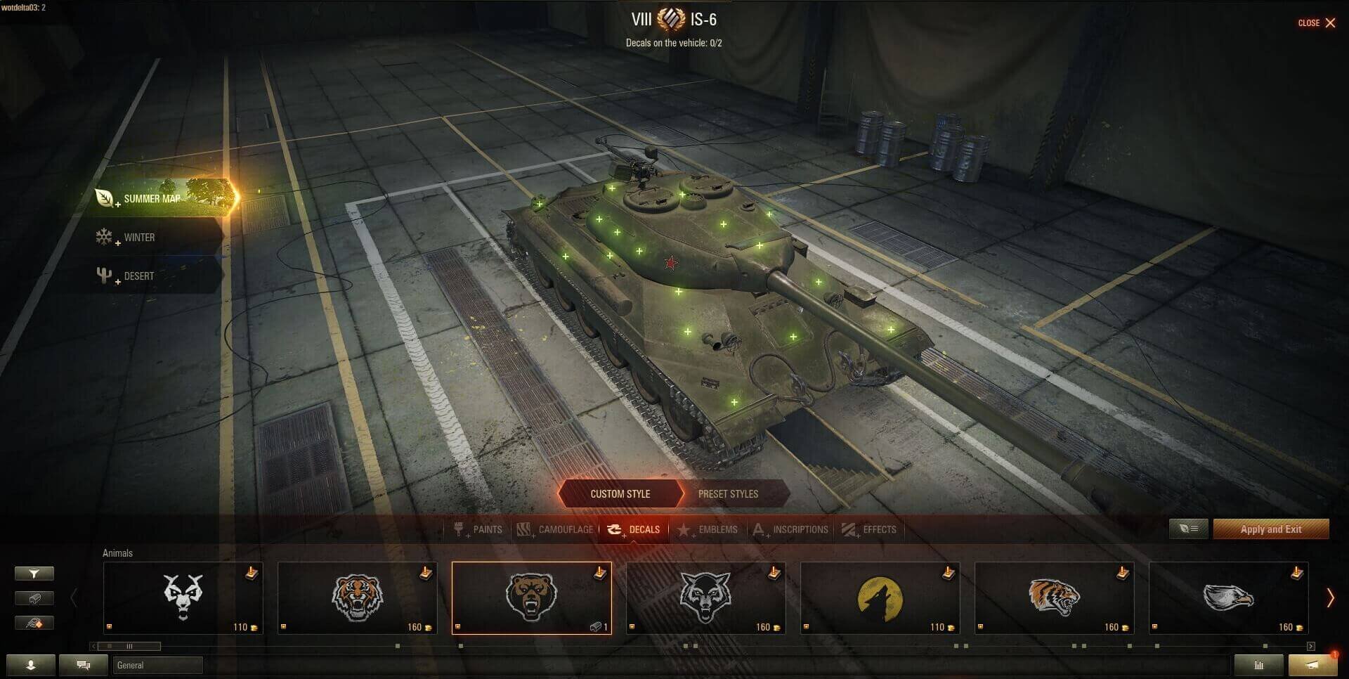World of Tanks 1.6: Weitere visuelle Anpassungsoptionen