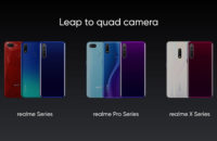 Realme-Telefone mit Quad-Kameras.