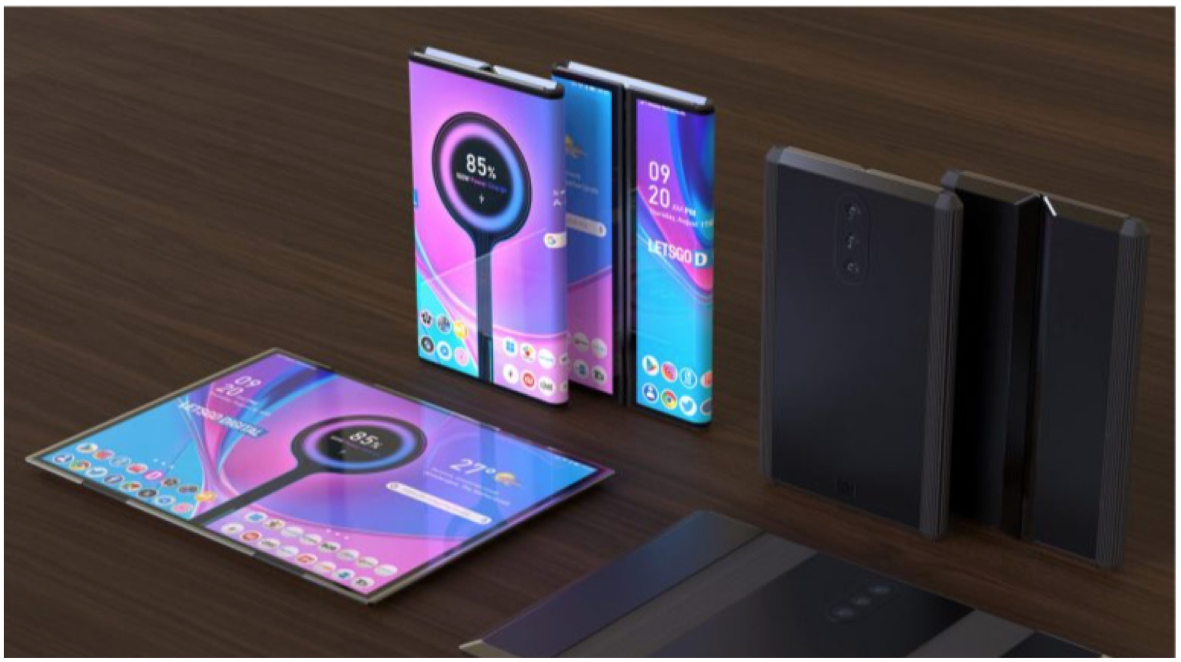 Xiaomi patentiert ein Smartphone, das sich in ein Tablet verwandelt
