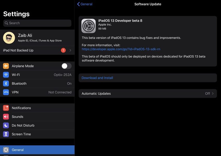 iOS 13 Developer Beta 8 wird zusammen mit watchOS 6 Beta 8 veröffentlicht