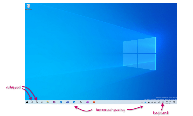 Microsoft-Versionen Windows 10 20H1 Preview Build 18970 2