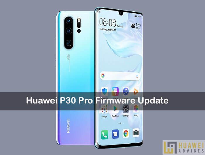 Huawei P30 Pro Firmware-Aktualisierung