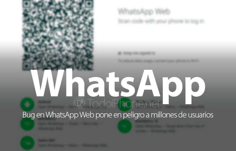 Ein Fehler in WhatsApp Web gefährdet Millionen von Benutzern 1