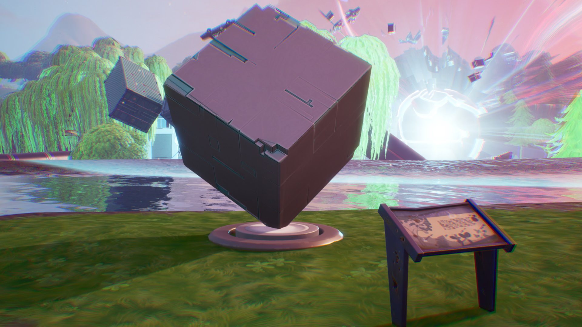 ✅ Where in Fortnite do you go to visit a memorial to a cube? 