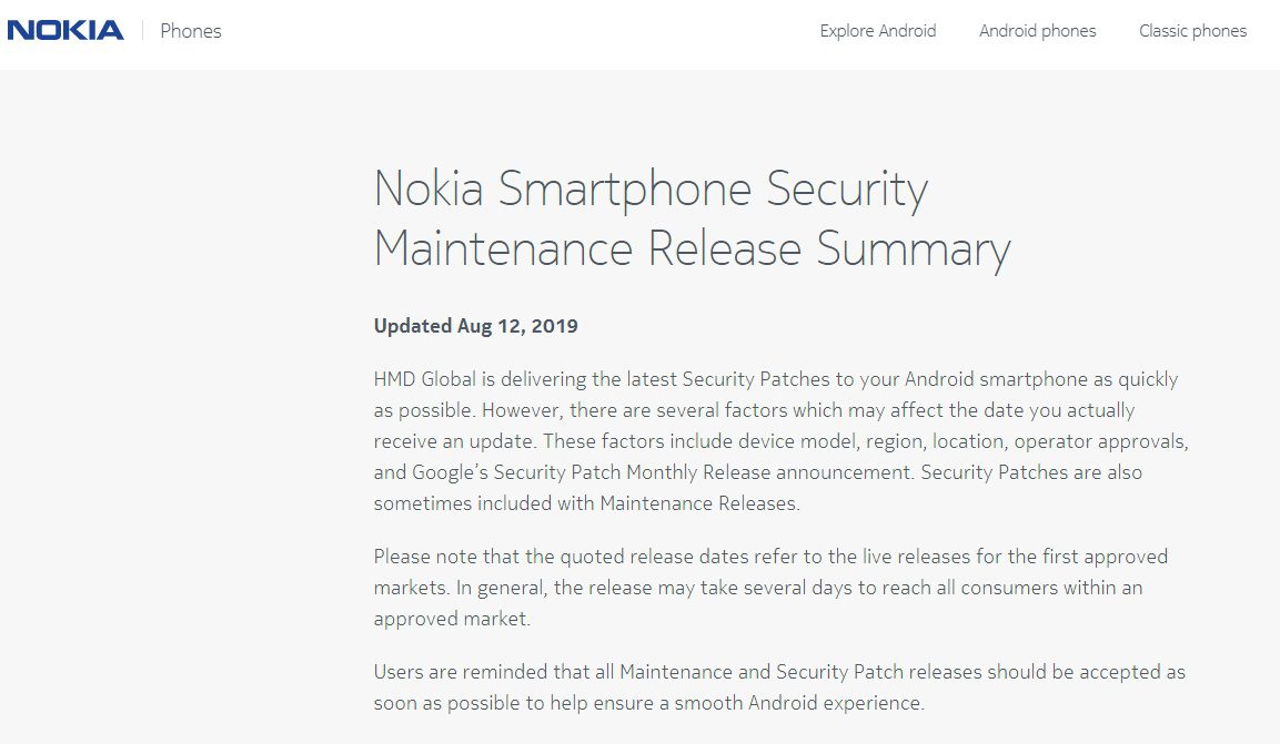 Nokia Mobile hat seinen Android Update Tracker aktualisiert 1