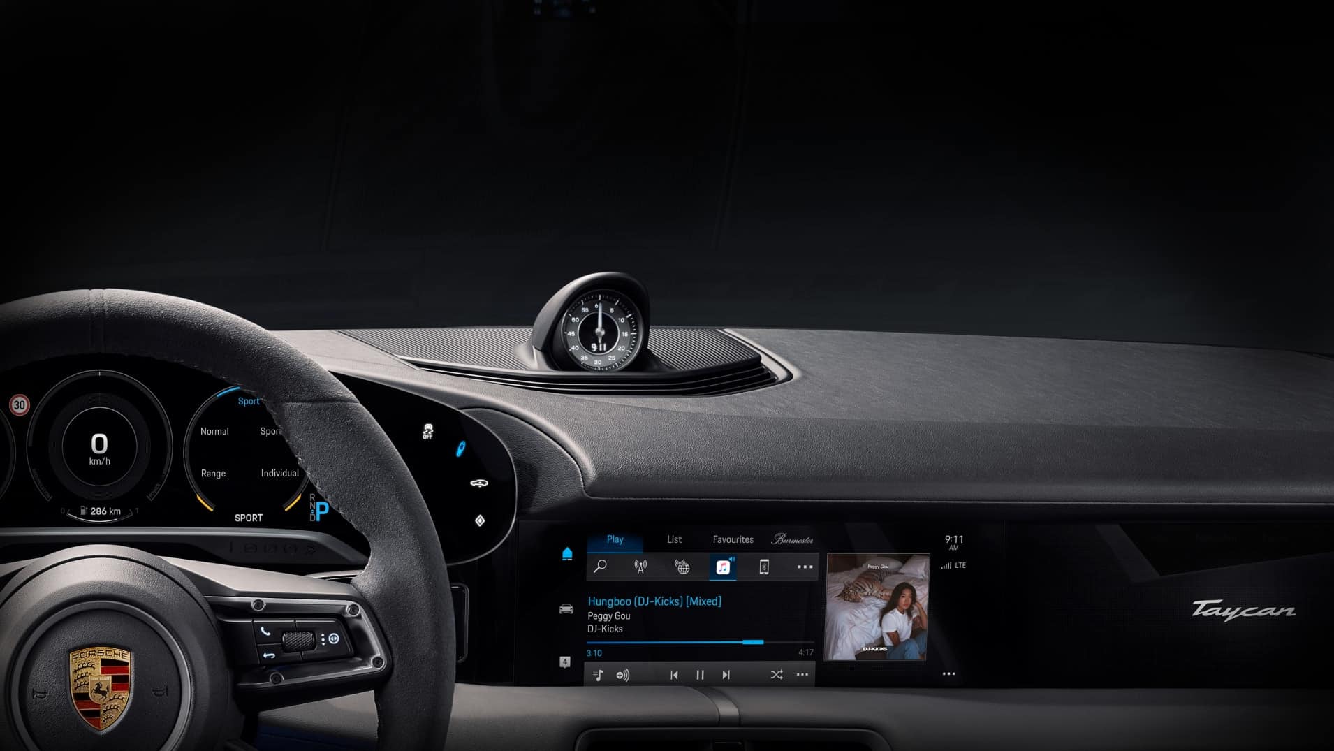 Porsche Taycan EV soll In-Car haben Apple Musik Streaming