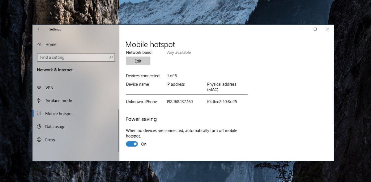 So bleibt der mobile Hotspot immer eingeschaltet Windows 10