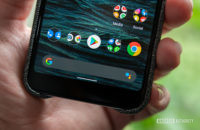 Android Q Beta 4 Google Assistant Suchleiste Dunkler Modus