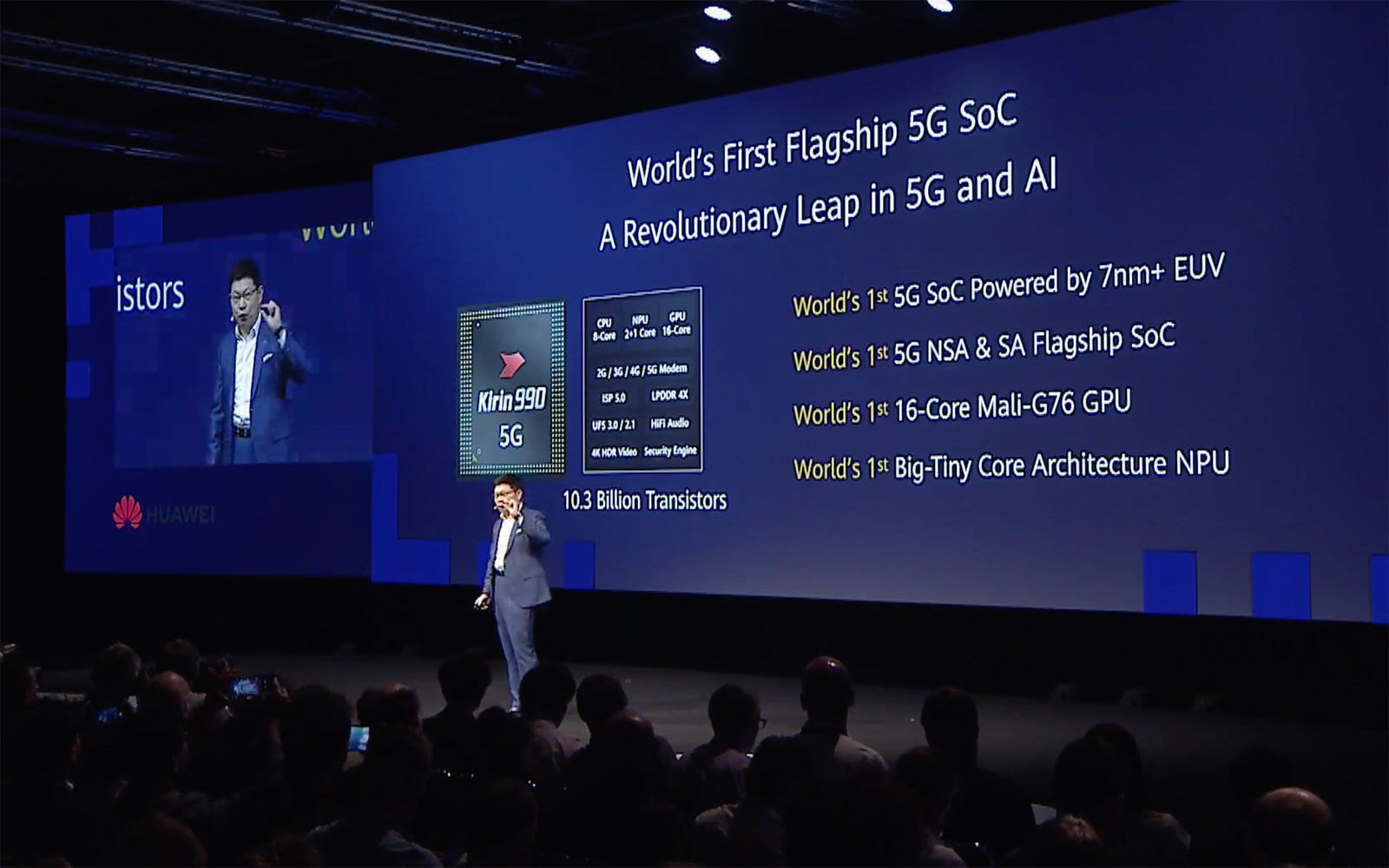 IFA 19: Huawei offiziell Kirin 990, Huawei Mate 30 Prozessor 1