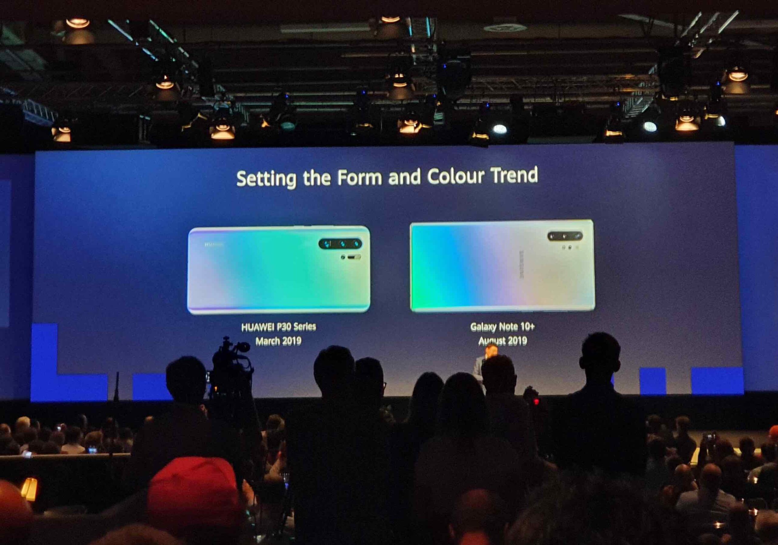 Huawei setzt Trends: Samsung Design Galaxy Note10 + soll seine Idee sein