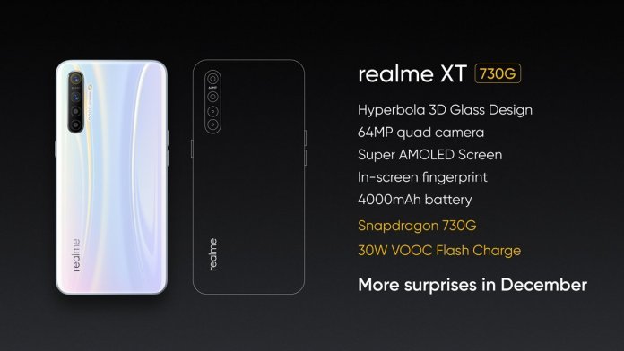 Realme XT 730G anunciado