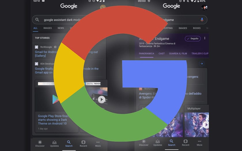 Google App: Dunkler Modus landet auf Android 10, laden Sie APK herunter