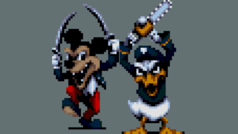 Mickey Mouse und Donald Duck Parodien erschienen fast in Shin Megami Tensei