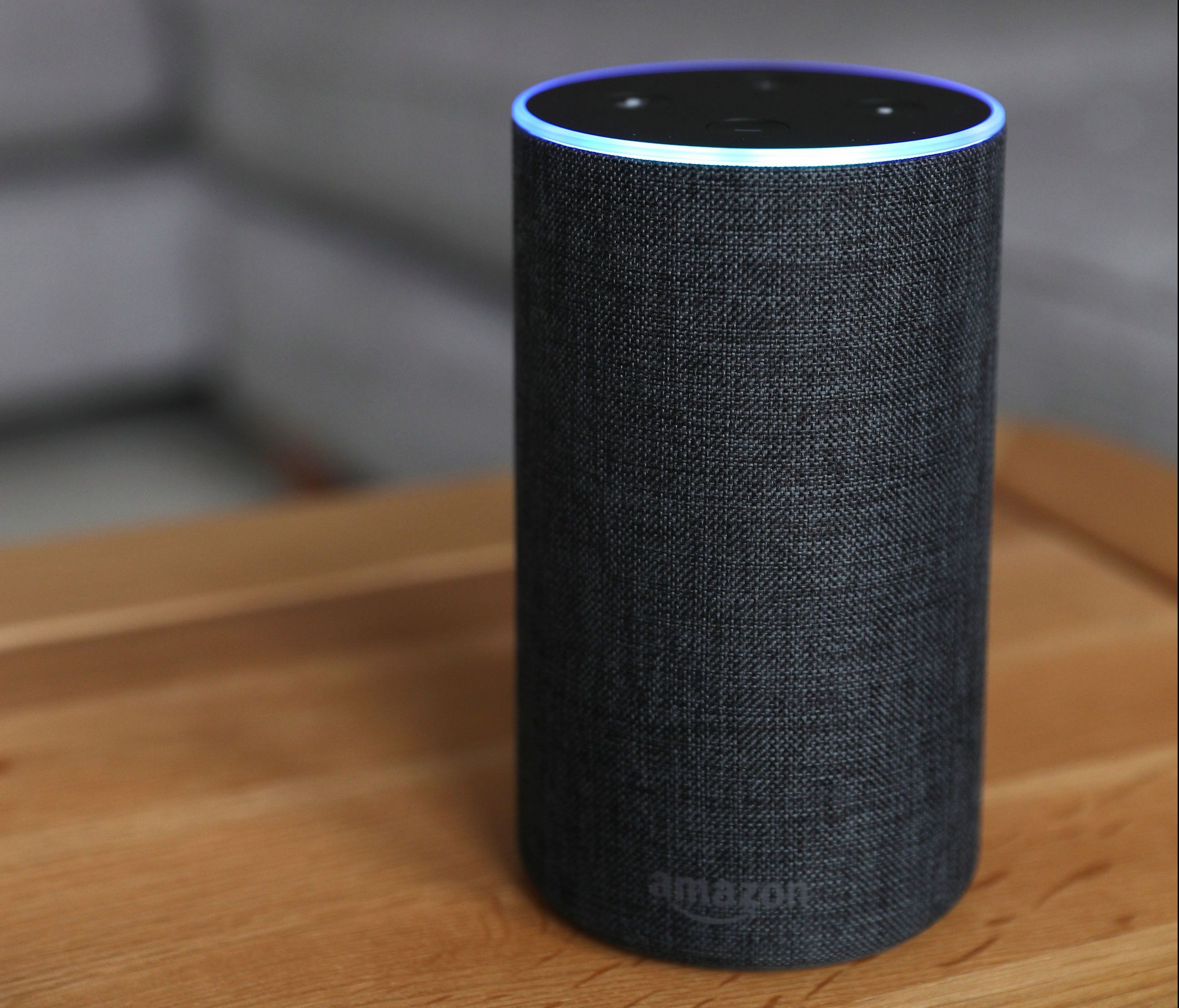  AmazonDer sprachaktivierte virtuelle Assistent von antwortet auf 'Alexa'