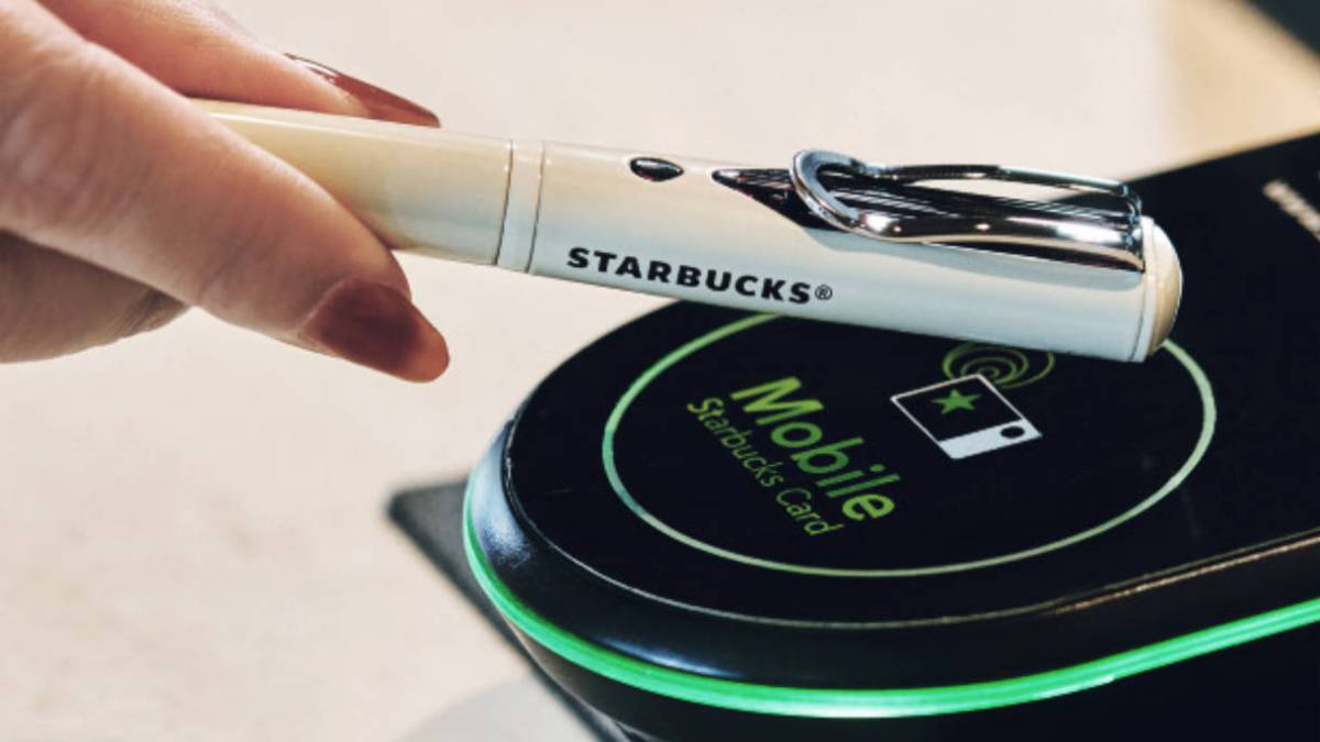 Das Neueste von Starbucks: Bezahlen Sie Ihren Kaffee mit einem intelligenten Stift