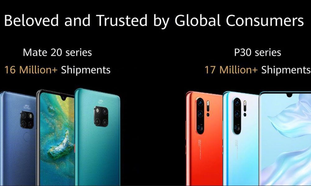 Huawei-Konsumgütergeschäft wächst trotz US-amerikanischer Beschränkungen, P30- und Mate 30-Serie erweitern Auslieferungen