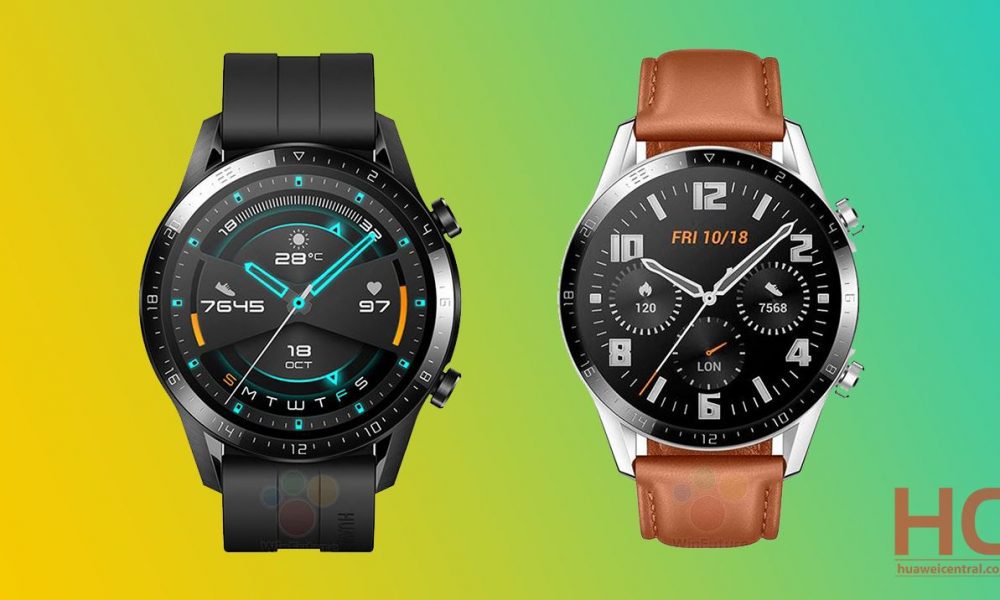 Huawei Watch GT 2 Leck enthüllt Design und technische Daten, wird sehr bald starten