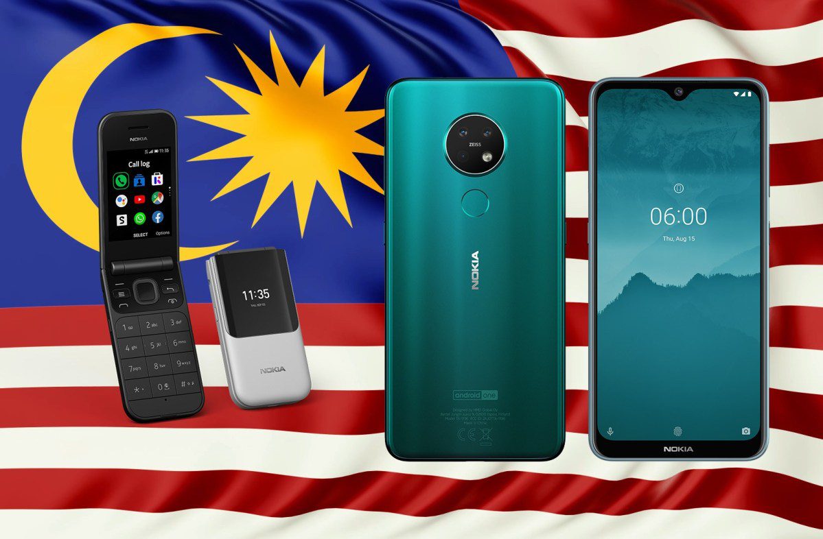 Nokia 6.2, 7.2 und Nokia 2720 Flip werden offiziell in Malaysia eingeführt