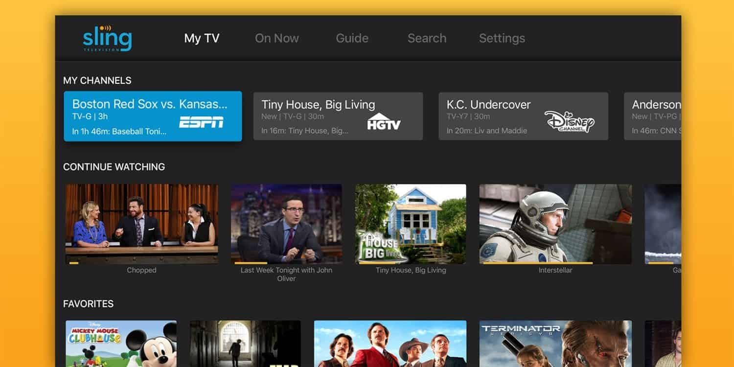 Safari-Streaming-Unterstützung zu Sling TV hinzugefügt