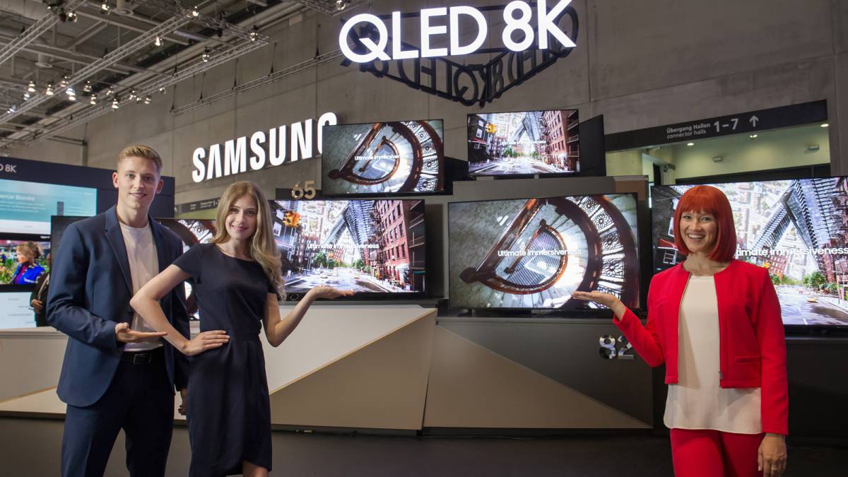 Samsung zeigt auf der IFA 2019 seinen billigen Smart TV 8K