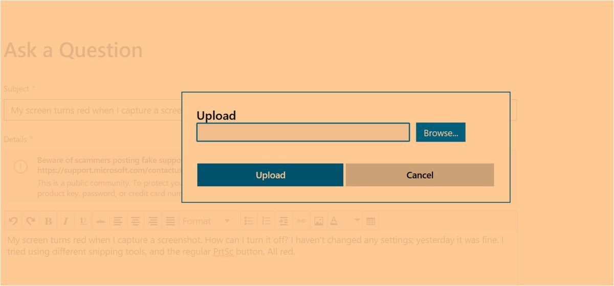 Seltsam Windows Der Update-Fehler wird orange angezeigt