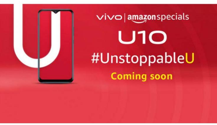 Vivo U10 mit Snapdragon-Chipsatz, Unterstützung für schnelles Aufladen startet bald in Indien Amazon