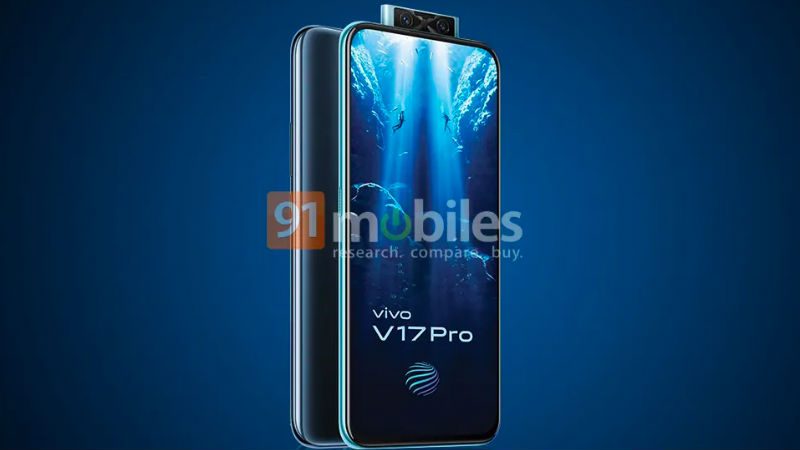 Vivo V17 Pro Leaked Render schlägt Dual Pop-Up Selfie Kameras vor