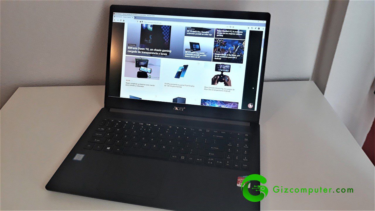 Acer Aspire 5 A515-54G haben wir die Konfiguration dieses Laptops getestet