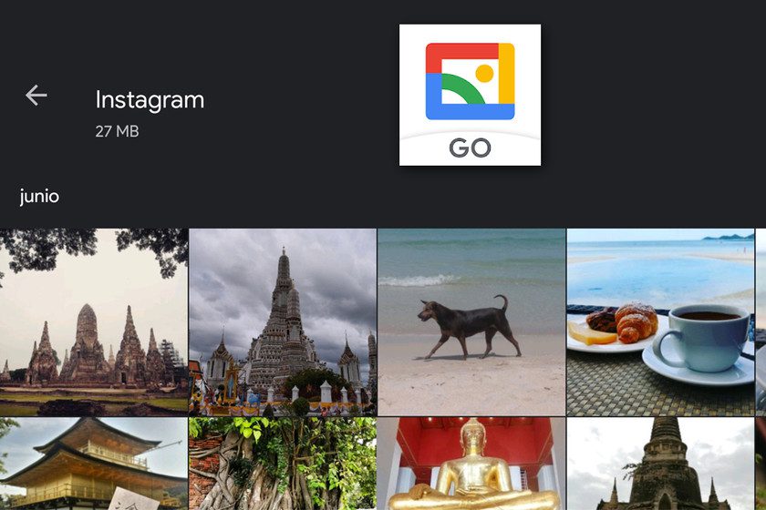Gallery Go, Googles einfache Galerie-App, fügt ...