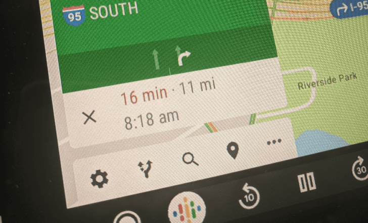 Google Maps in Android Auto fügt eine Reihe neuer nützlicher Schaltflächen hinzu