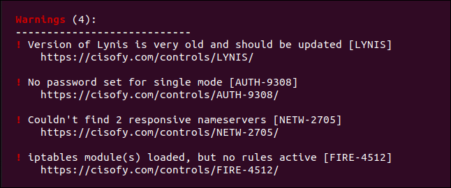 So überprüfen Sie die Sicherheit Ihres Linux-Systems mit Lynis 15