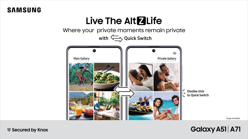 Samsungs neue AltZLife-Funktionen für A71 und A51 sind der „ultimative Privatmodus“ 1