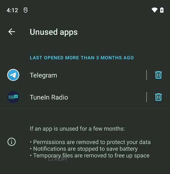 Android 12 könnte automatisch den Müll aufräumen, den Ihre ungenutzten Apps hinterlassen 2