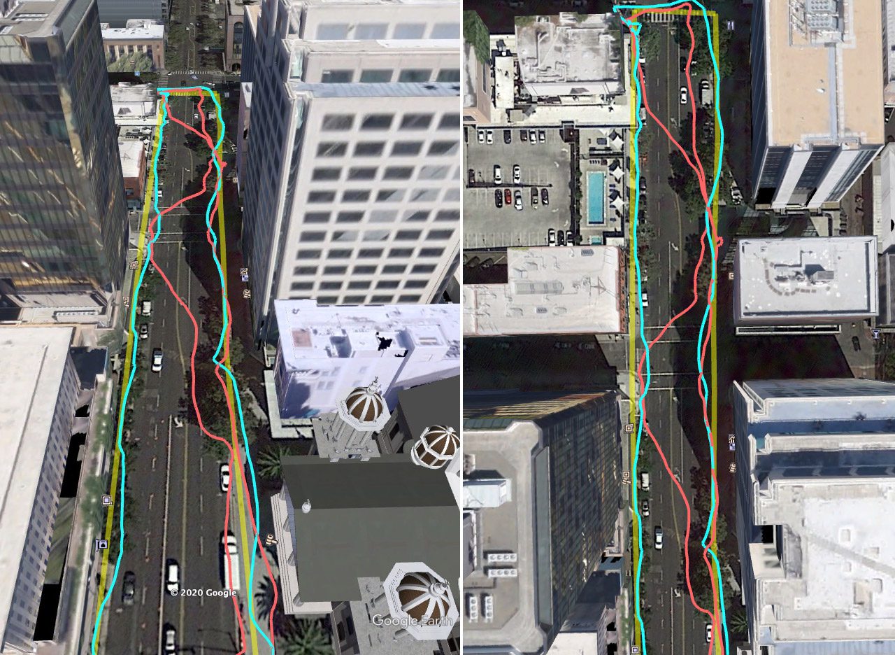Verbesserung der GPS-Genauigkeit von Android mit 3D-Mapping in Großstädten 265