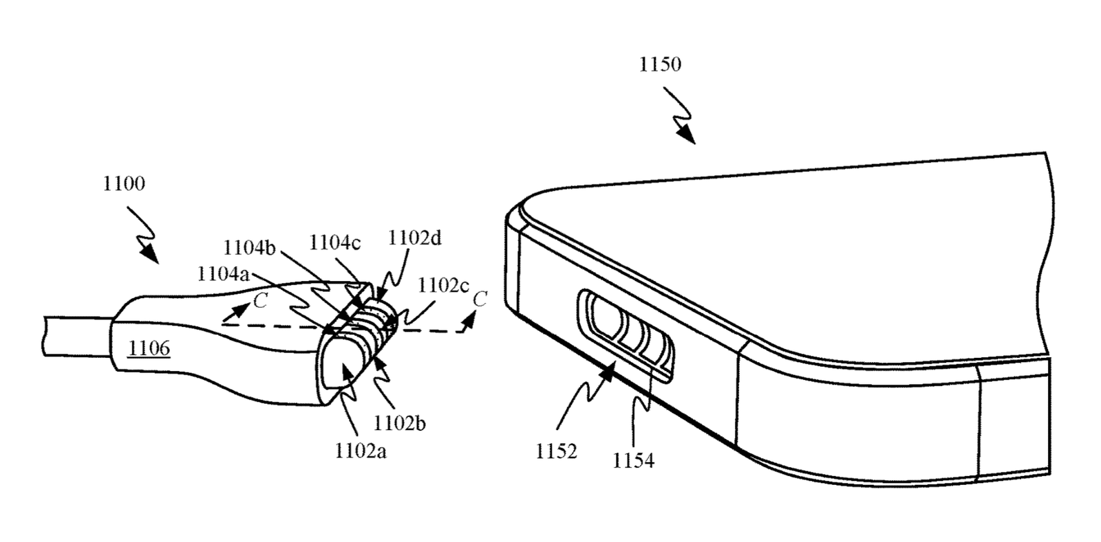 Apple Patentdetails MagSafe Ladeanschluss für iPhone 1
