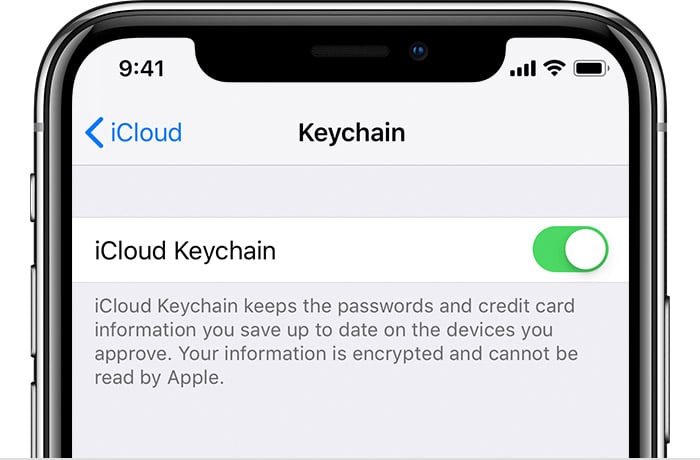 Der iCloud-Schlüsselbund wird Berichten zufolge eine Passwortwarnung und Zwei-Faktor-Authentifizierungscodes in iOS 14 erhalten 1