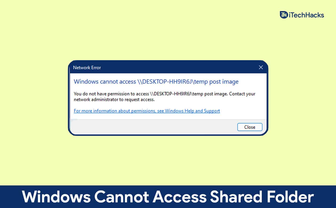 Fix Windows Kann nicht auf freigegebenen Ordner zugreifen in Windows 11 7