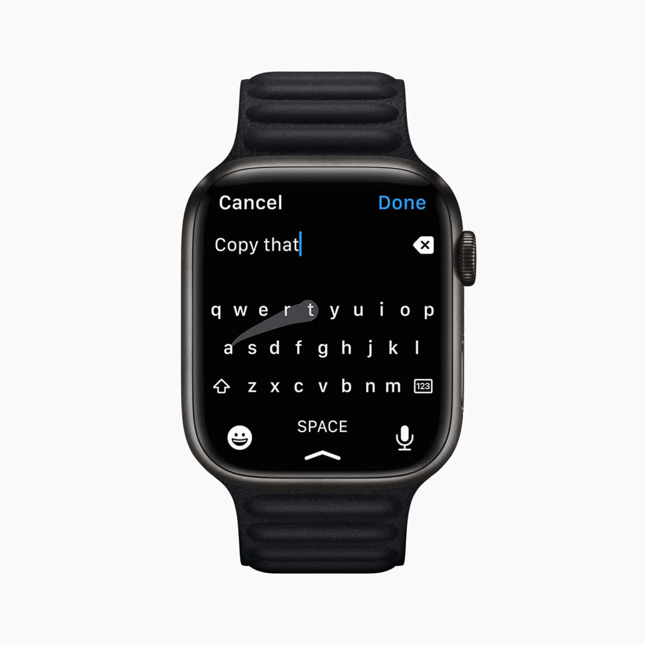FlickType-Tastaturentwickler verklagt Apple zum Stehlen Apple Watch Tastatur-Idee behauptet wettbewerbswidriges Verhalten 42