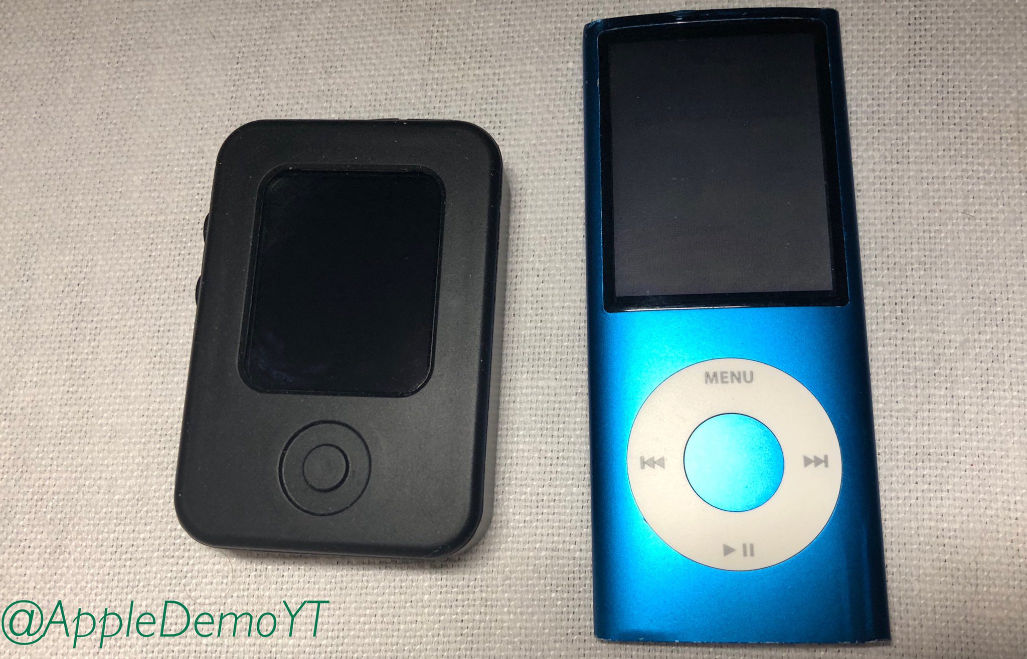Fotos anzeigen Apple Watch Prototyp in iPod Nano-ähnlicher Sicherheitshülle 354