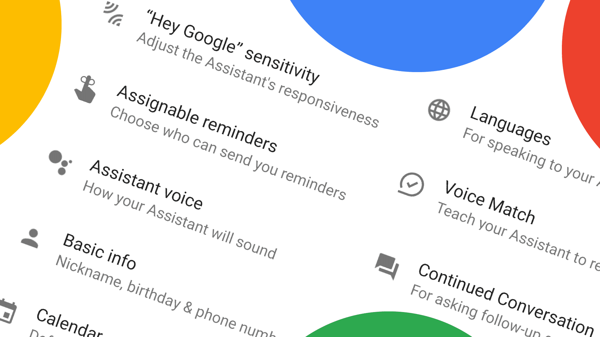 Google führt einen neuen Look für die Assistant-Einstellungsseite auf Android ein 259