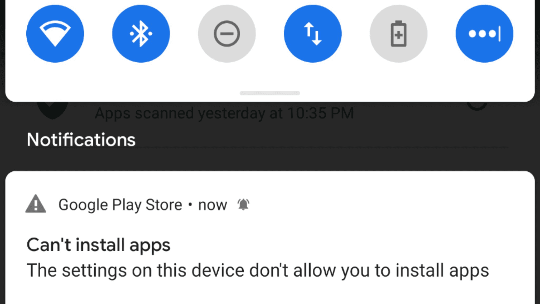 Play Store benachrichtigt einige Benutzer, dass "Apps nicht installiert werden können", obwohl dies möglich ist 259