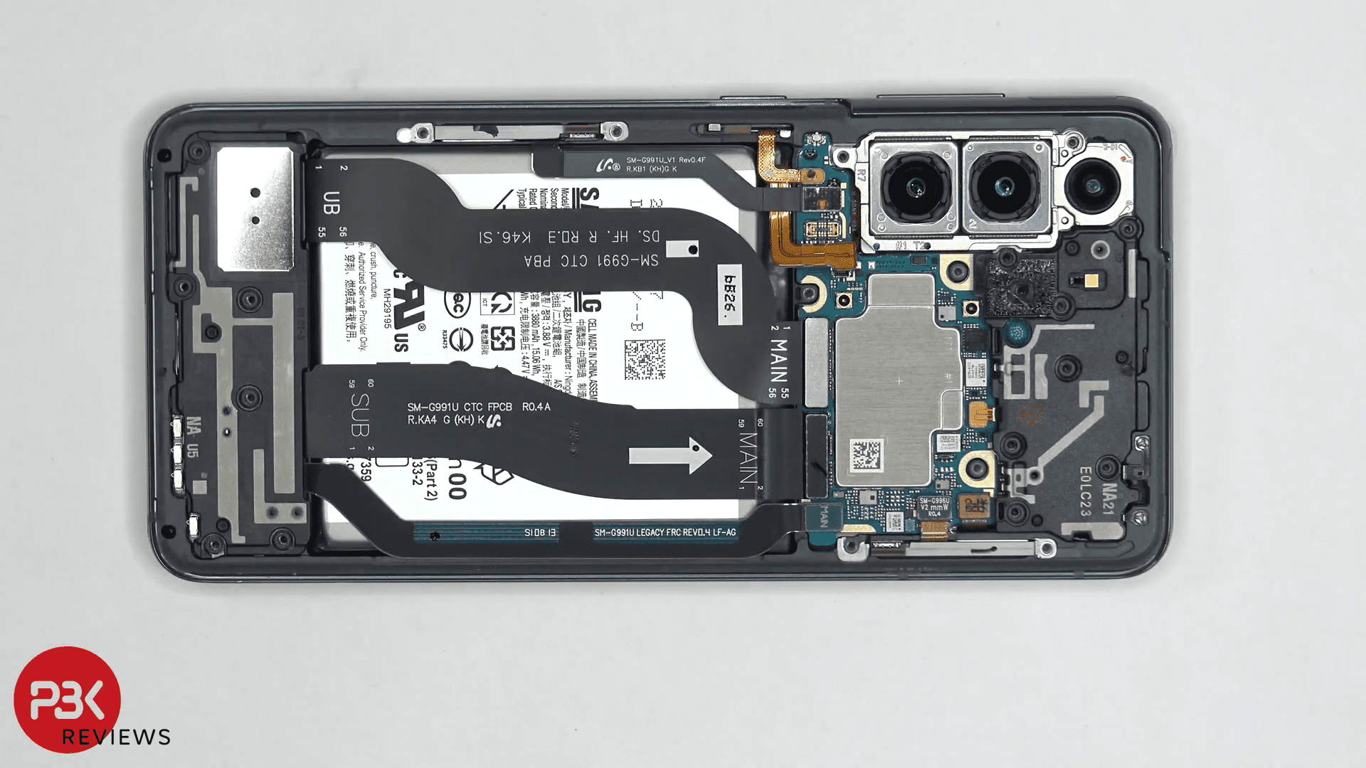 Samsung Galaxy S21 Teardown zeigt ein überraschend einfach zu reparierendes Interieur 31