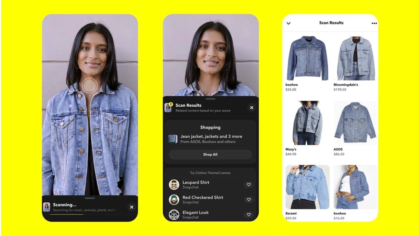 Snapchat stellt die Scan-Funktion in den Mittelpunkt der visuellen Suche 27