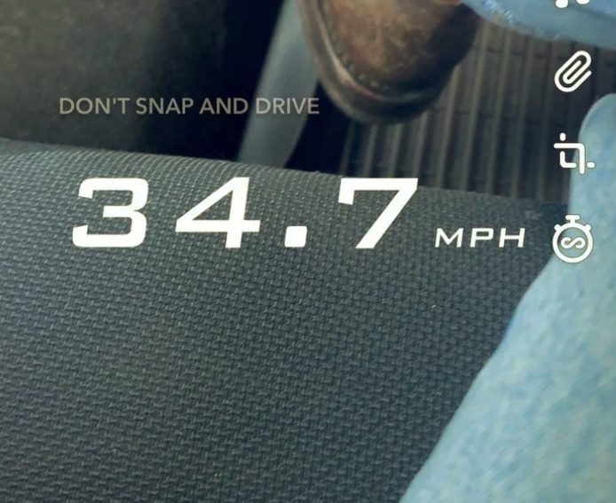 Snapchat pour iPhone supprime le filtre de vitesse controversé pour des problèmes de sécurité