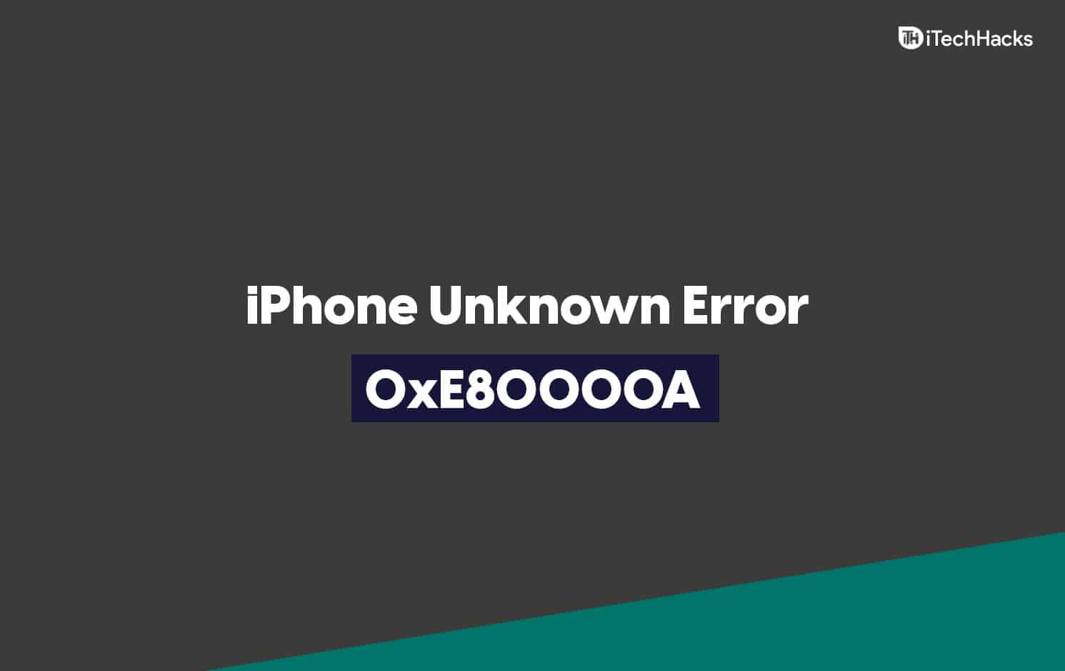 So beheben Sie, dass iTunes keine Verbindung zum iPhone herstellen kann Unbekannter Fehler 0xE80000A 40